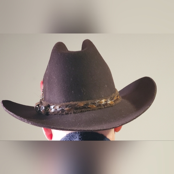 Vintage Brown Hat - Picture 2 of 6